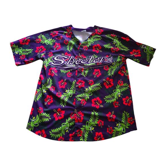 Sugar Land Skeeters Hawaiian Print Jersey Swatson 20 Houston AAA Men Sz XL - Picture 1 of 6